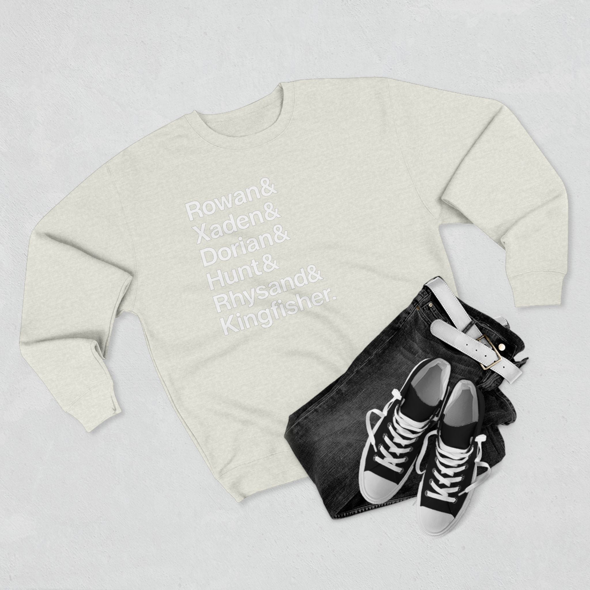 Book Boyfriend Lineup Cozy Sweatshirt