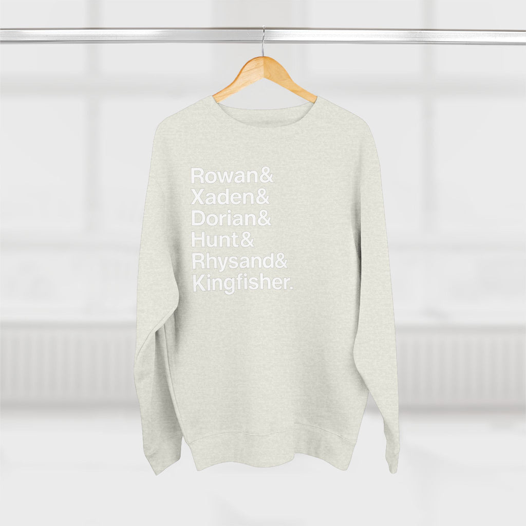 Book Boyfriend Lineup Cozy Sweatshirt