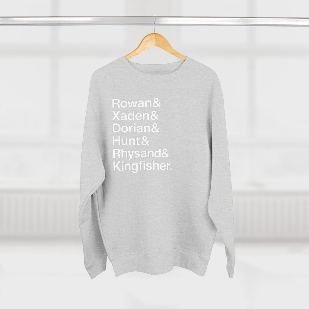 Book Boyfriend Lineup Cozy Sweatshirt