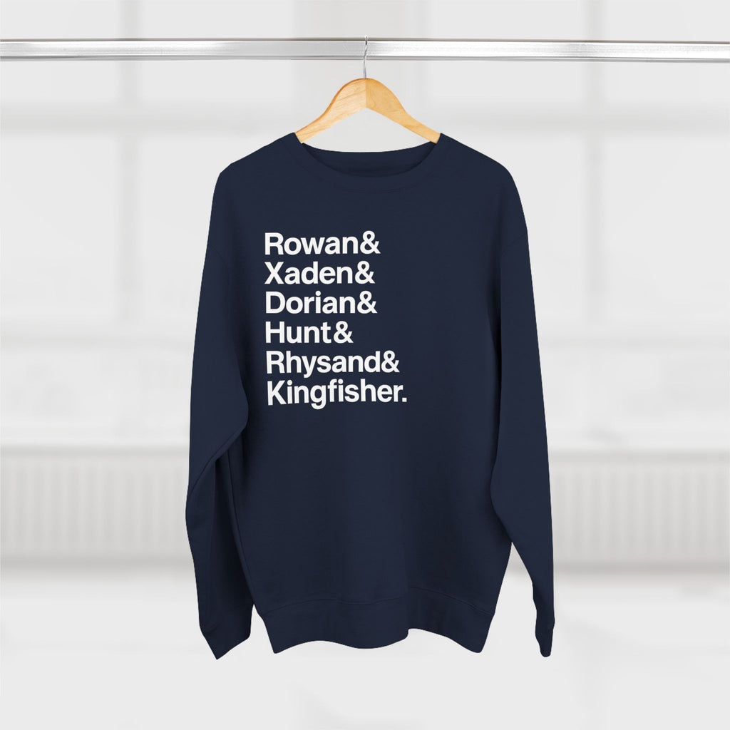Book Boyfriend Lineup Cozy Sweatshirt