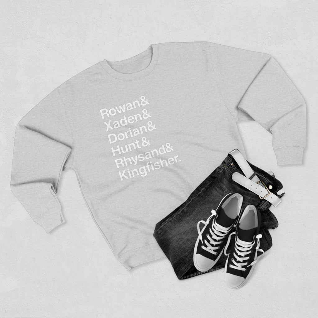 Book Boyfriend Lineup Cozy Sweatshirt